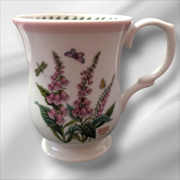 Retired Portmeirion Botanic Garden Oatmeal /Cereal 6-1/2" Bowl And Mug - Picture 7 of 8